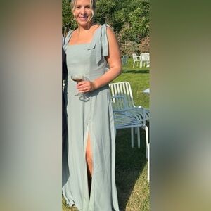 Birdy Grey Sage green bridal party dress/gown